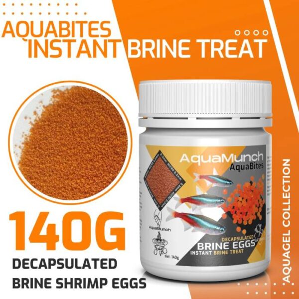 Decapsulated Brine Shrimp Eggs AquaBites 140g