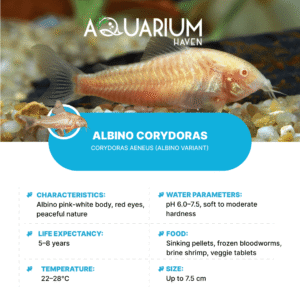 Albino Corydoras 3cm