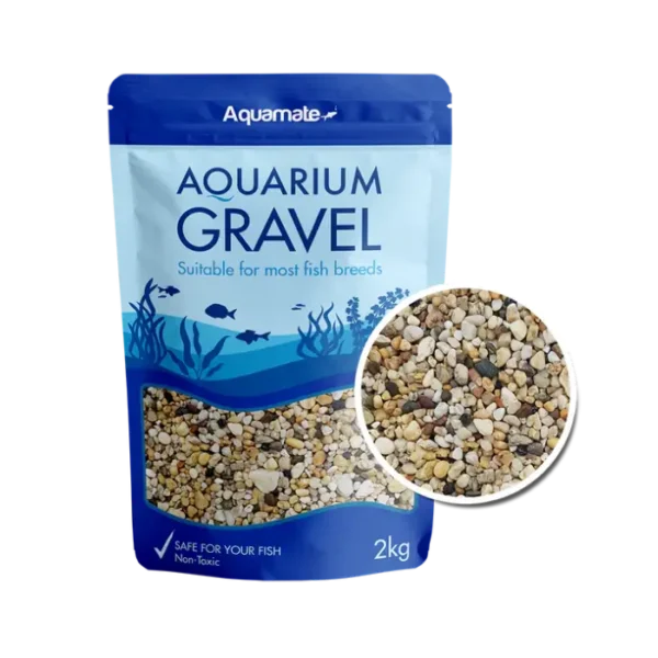 Aquamate Natural Gravel 2kg Gold