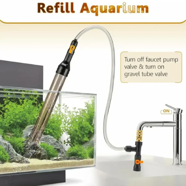 Hygger Aquarium Syphon Brass Adapter - Image 5