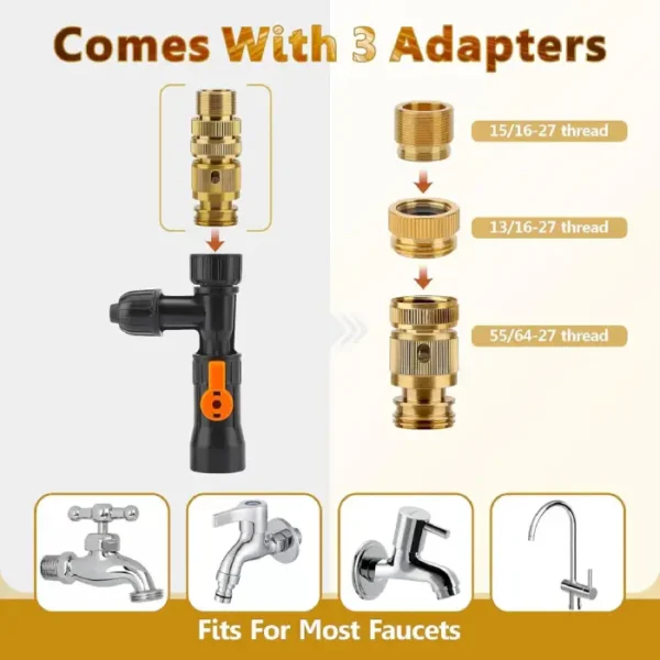 Hygger Aquarium Syphon Brass Adapter - Image 6