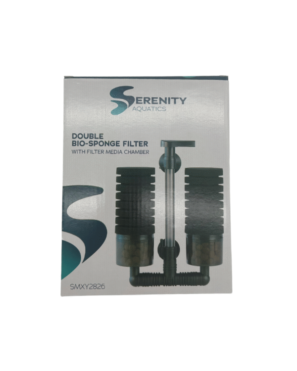 Serenity Bio Sponge Filter with Filter Media Chamber - Double